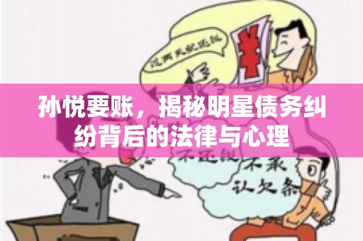 孙悦要账，揭秘明星债务纠纷背后的法律与心理
