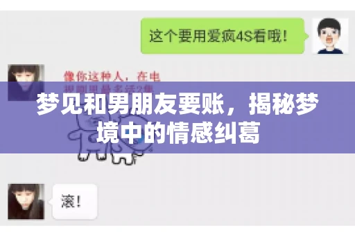 梦见和男朋友要账,揭秘梦境中的情感纠葛 梦见和男朋友要账,揭秘梦境中的情感纠葛